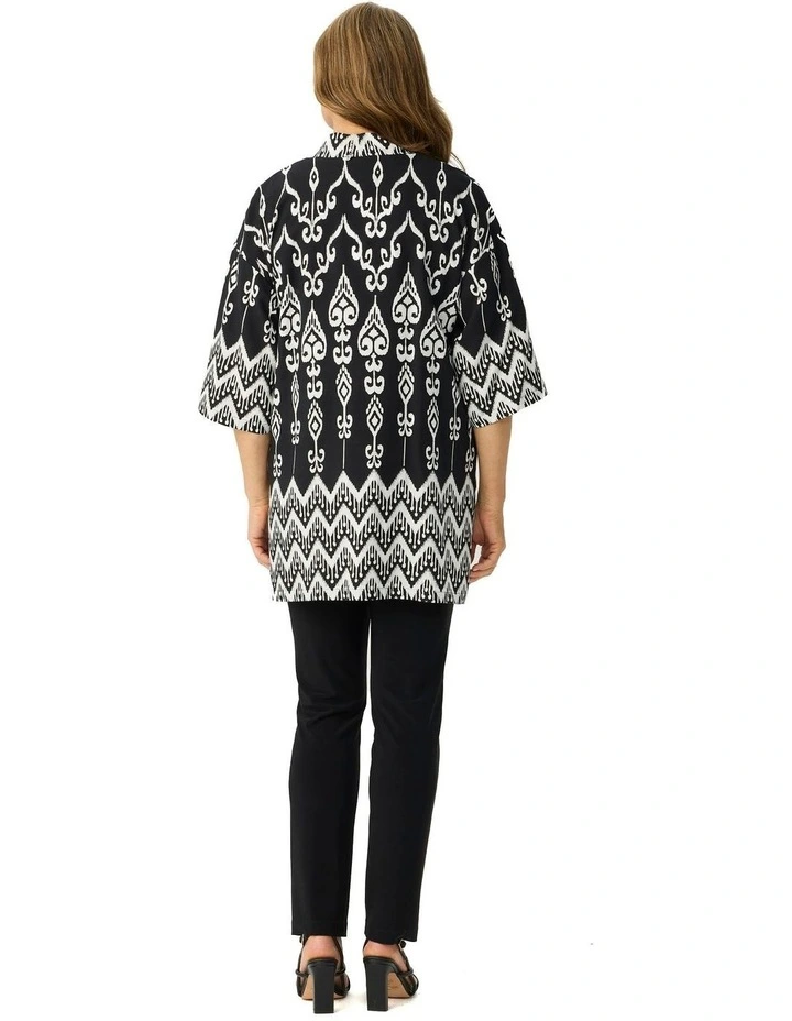 Billi Border Kimono in Multi image 2