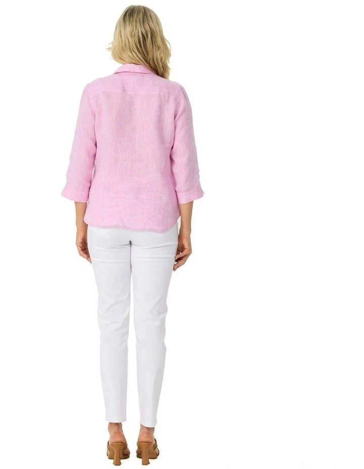 Galleria X-Dye 3/4 Sleeve Shirt in Pink image 2