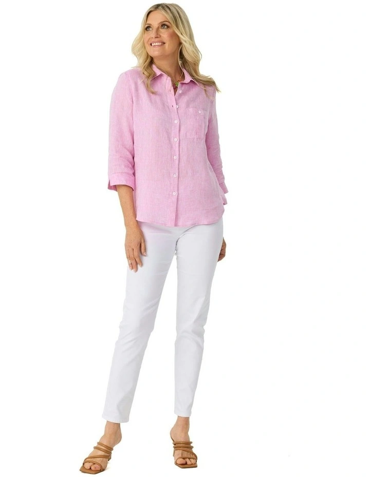 Galleria X-Dye 3/4 Sleeve Shirt in Pink image 4