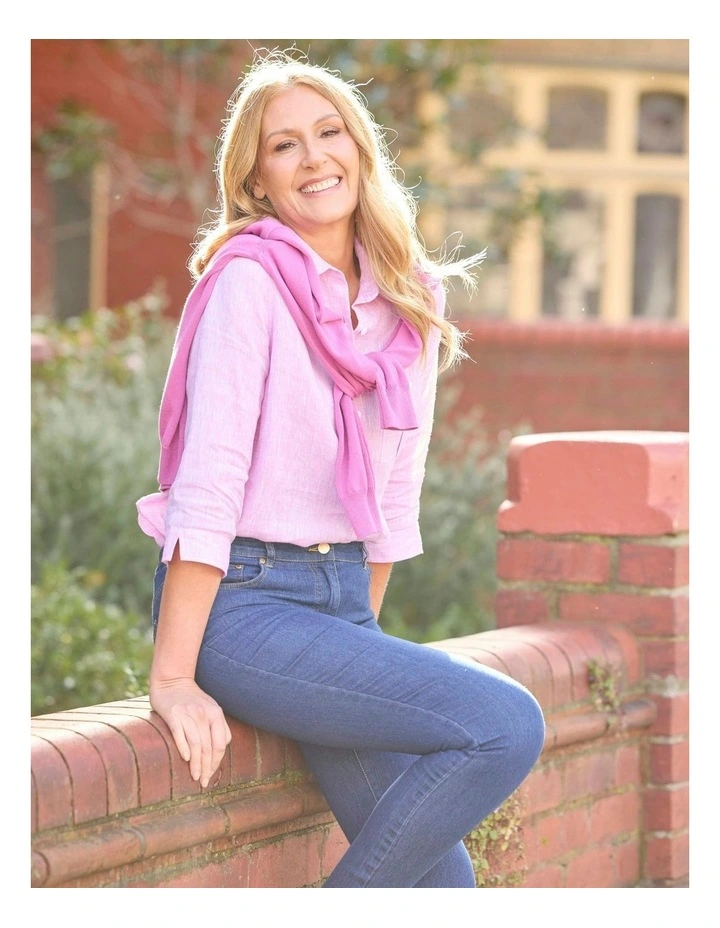 Galleria X-Dye 3/4 Sleeve Shirt in Pink image 5