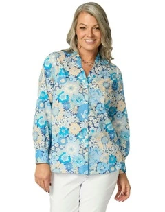 Summers In The Sun Liberty Shirt in Blue