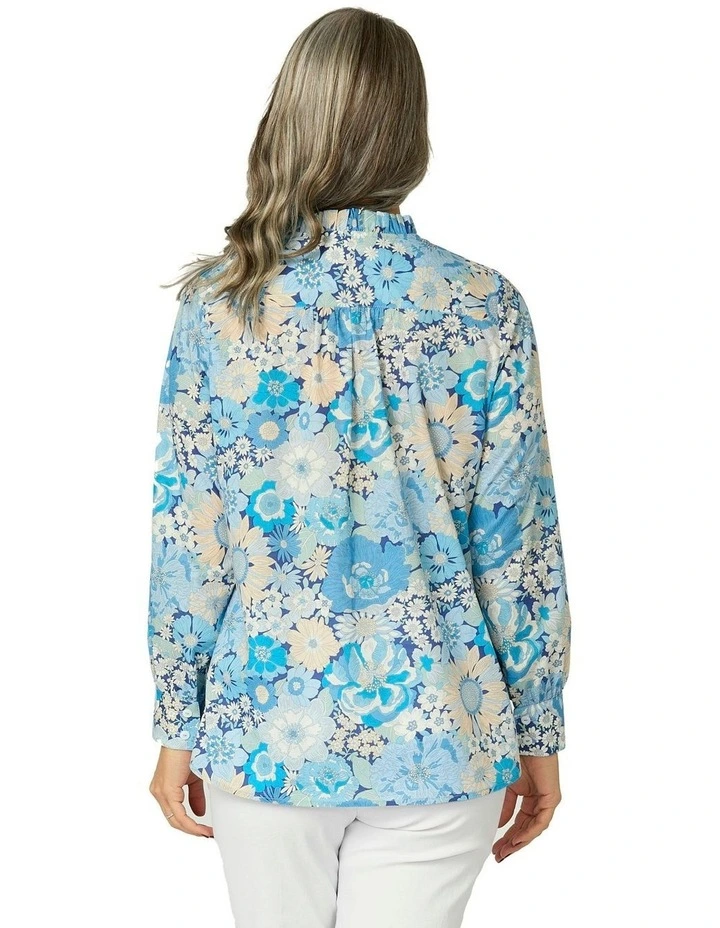 Summers In The Sun Liberty Shirt in Blue image 2