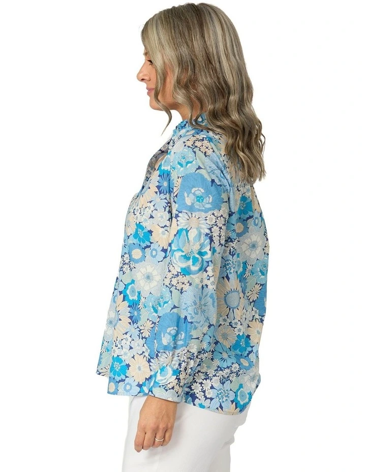 Summers In The Sun Liberty Shirt in Blue image 3