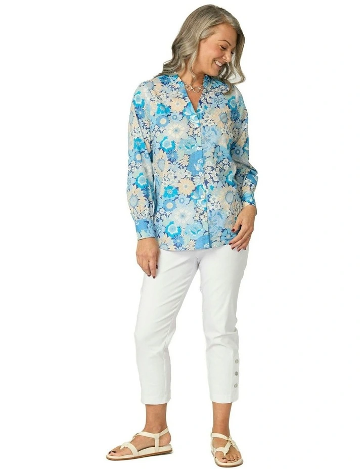 Summers In The Sun Liberty Shirt in Blue image 5