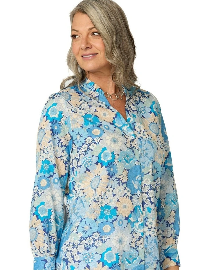 Summers In The Sun Liberty Shirt in Blue image 6