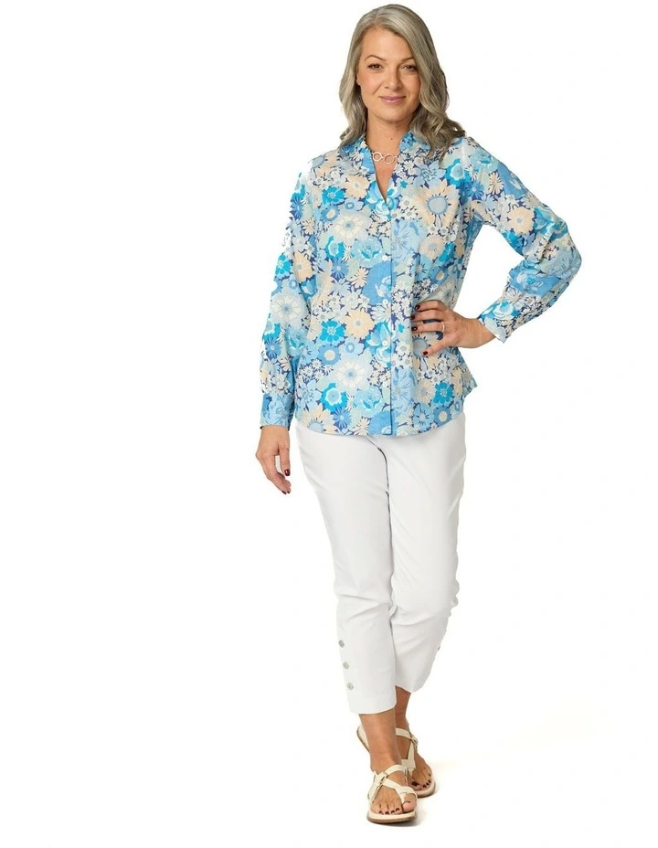 Summers In The Sun Liberty Shirt in Blue image 7