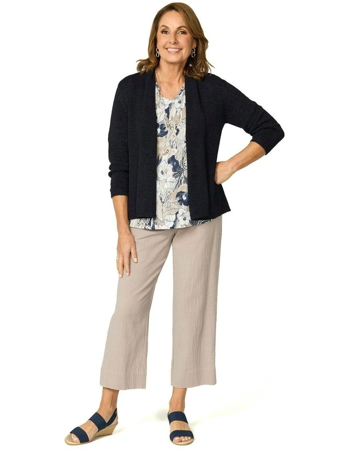 Cummins V-neck Elbow Sleeve Print Tee in Multi image 4