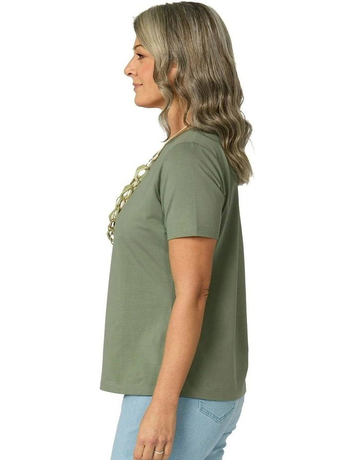 Summer Camp Short Sleeve Tee in Green image 3