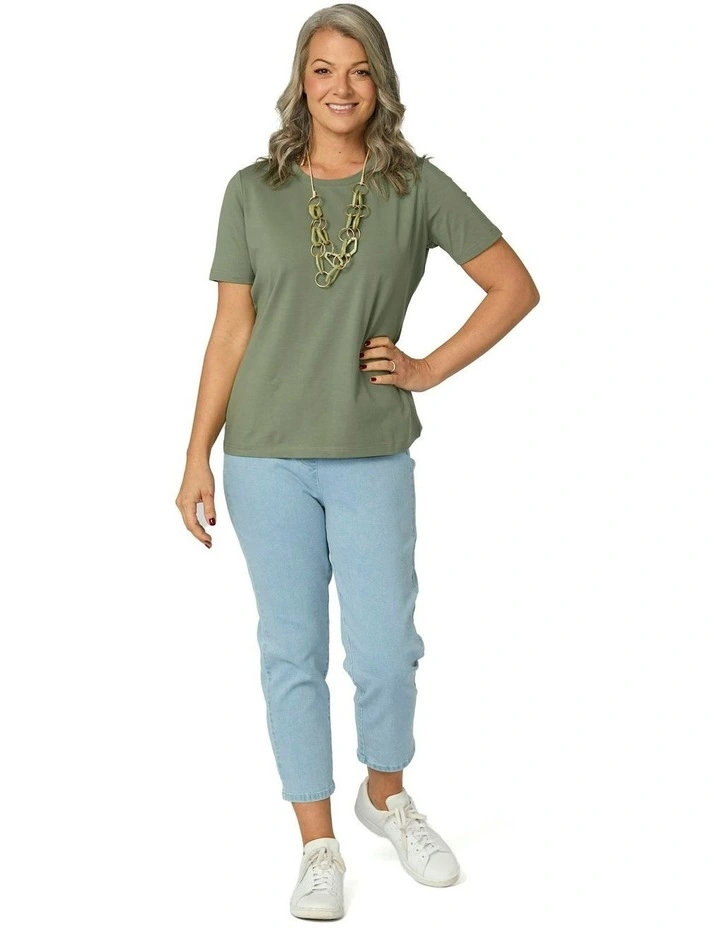 Summer Camp Short Sleeve Tee in Green image 4