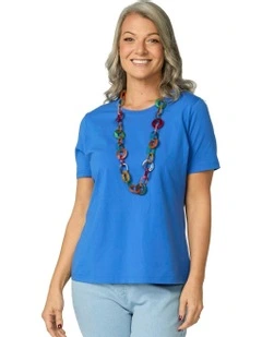 Summer Camp Short Sleeve Tee in Blue