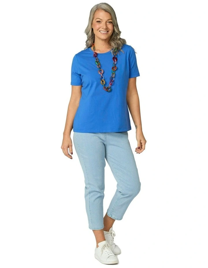 Summer Camp Short Sleeve Tee in Blue image 4