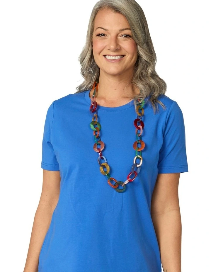 Summer Camp Short Sleeve Tee in Blue image 5