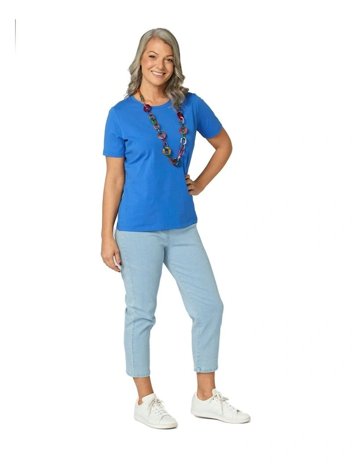 Summer Camp Short Sleeve Tee in Blue image 6