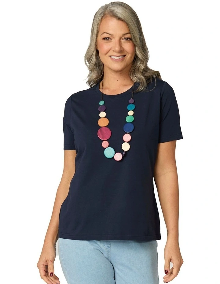 Summer Camp Short Sleeve Tee in Blue image 1