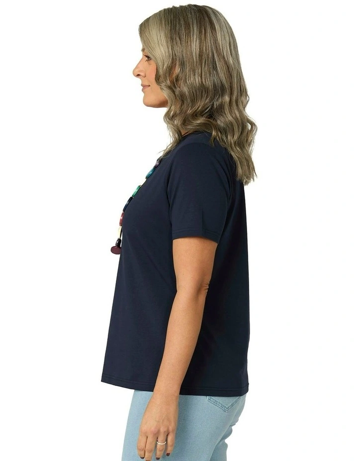 Summer Camp Short Sleeve Tee in Blue image 3