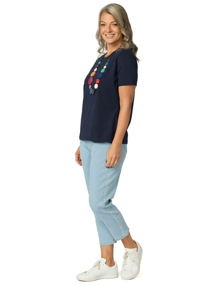 Summer Camp Short Sleeve Tee in Blue image 4