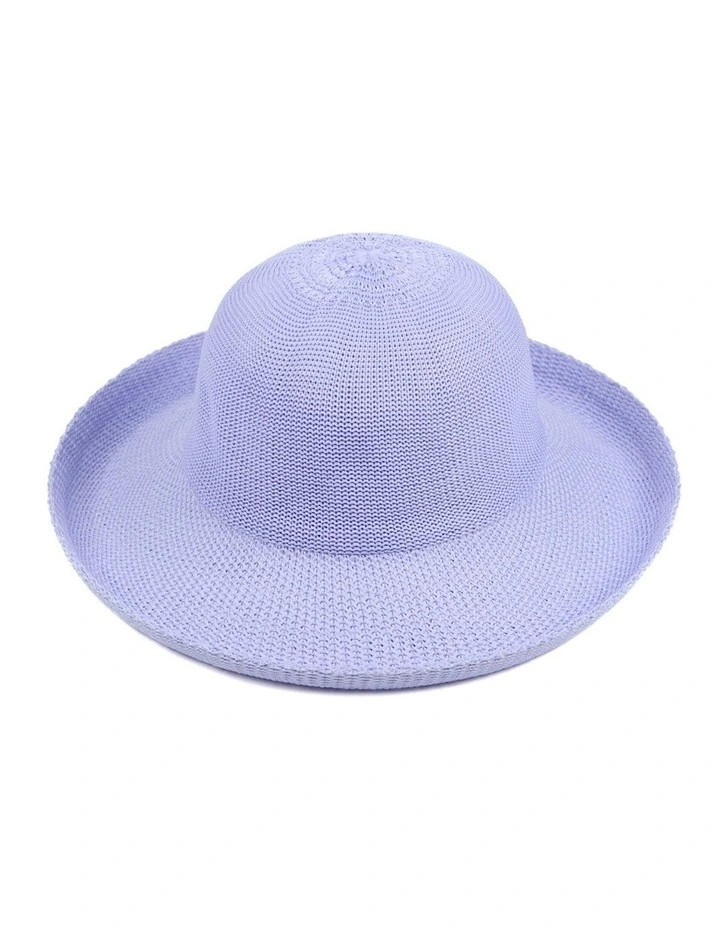 Classic Breton Squash & Wash Hat in Lilac image 1