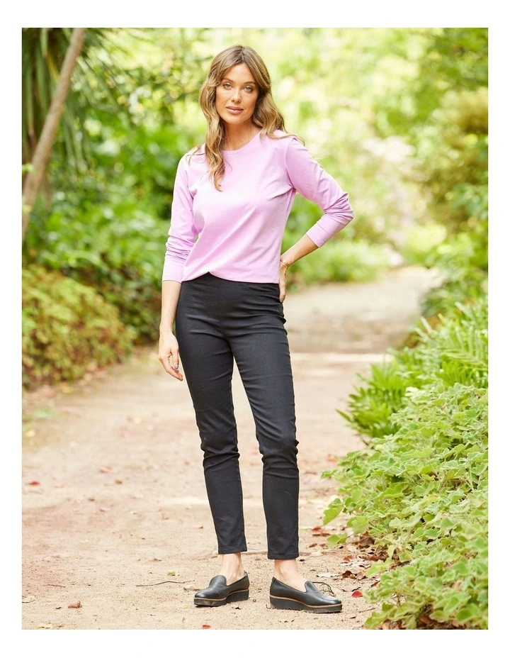 Eternity Cotton 3/4 Sleeve Top in Pink image 7