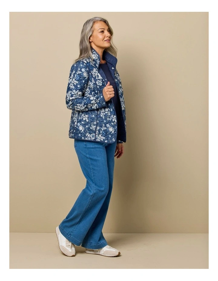 Dante Reversible Print Jacket in Multi image 6