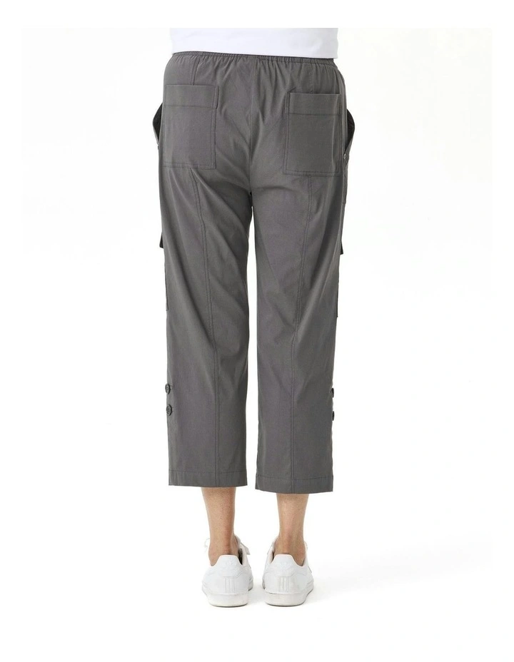 Vibe Stretch Crop Cargo Pant in Stone image 2