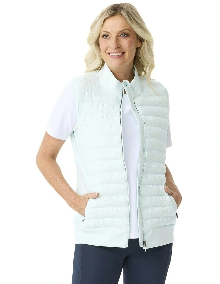 Hybrid Quilted Zip Vest image 1
