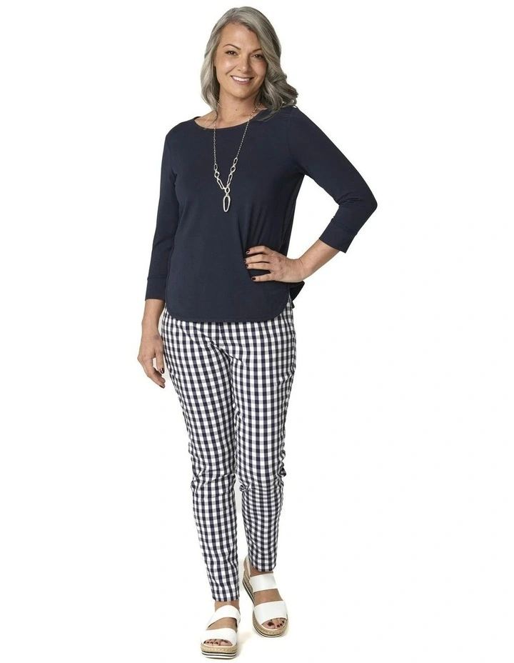 Baylee Stretch Pant 7/8 in Assorted image 4