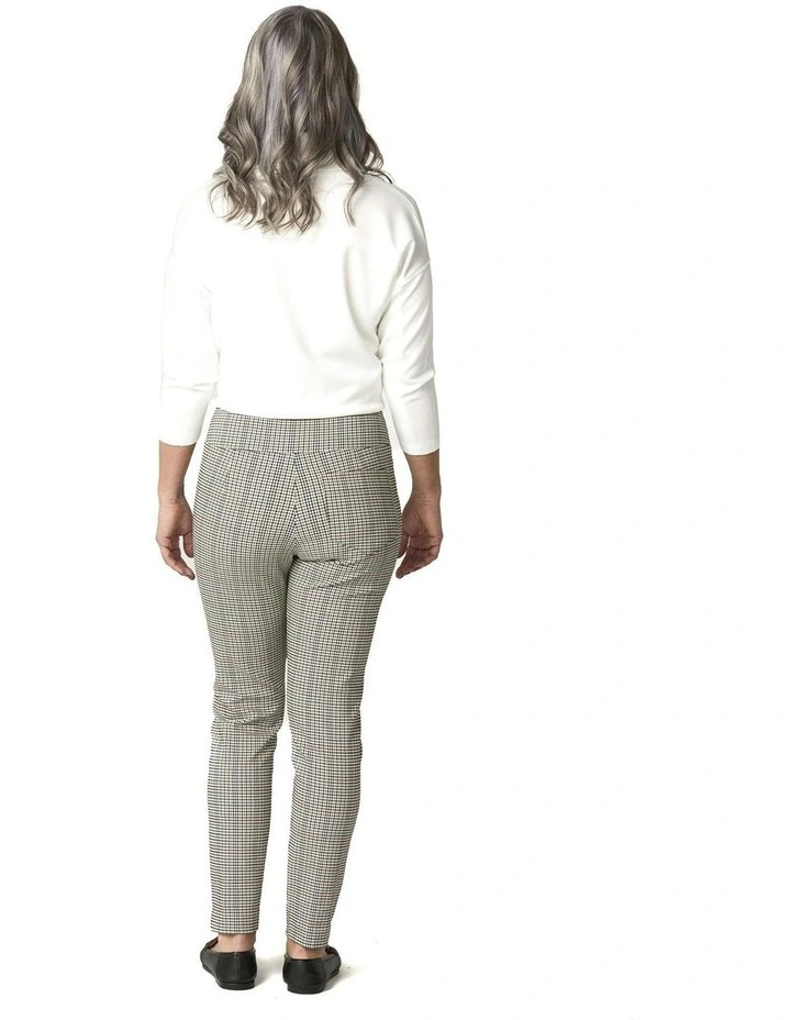 Hogan Basque Check Pant 7/8 in Multi image 2