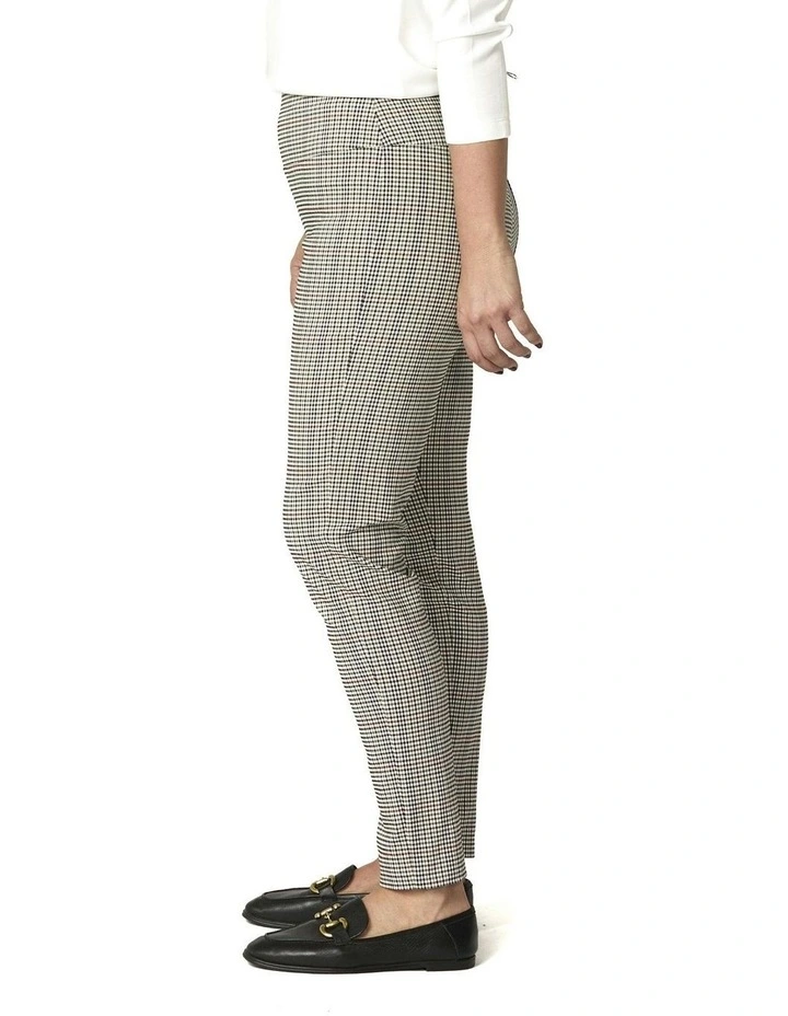 Hogan Basque Check Pant 7/8 in Multi image 3