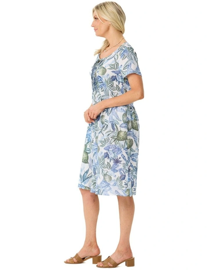 Resort Pintuck Relaxed Top in Assorted image 3