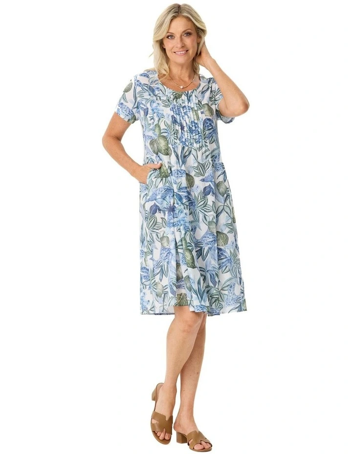 Resort Pintuck Relaxed Top in Assorted image 4