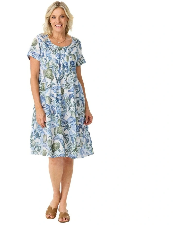 Resort Pintuck Relaxed Top in Assorted image 5