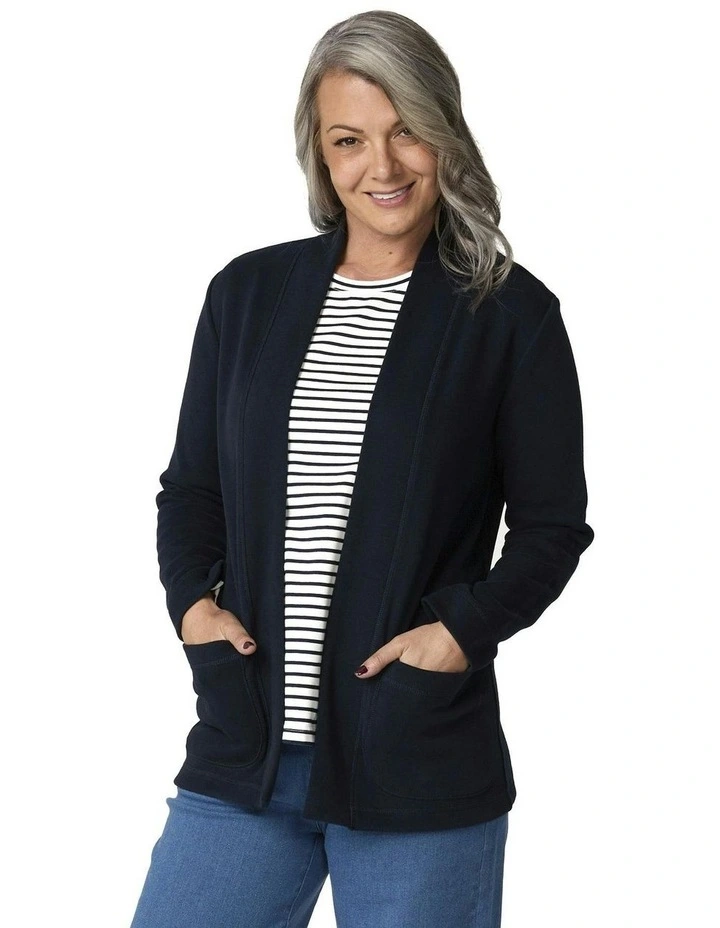 Haven Edge To Edge Cardigan in Navy image 1