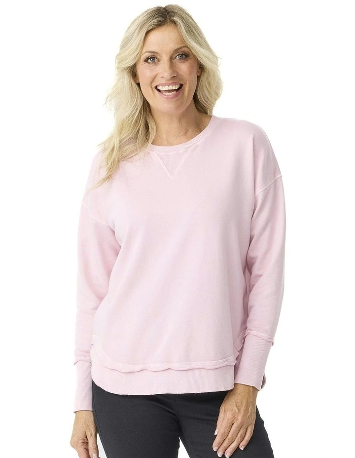 Nova Hi-low Windcheater in Baby Pink image 1