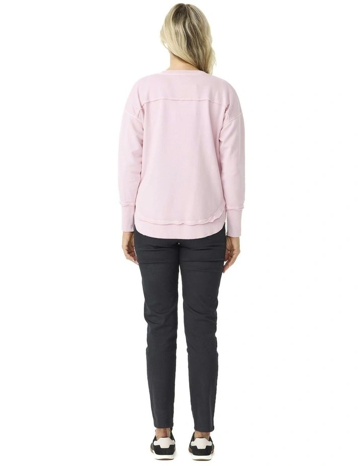 Nova Hi-low Windcheater in Baby Pink image 2