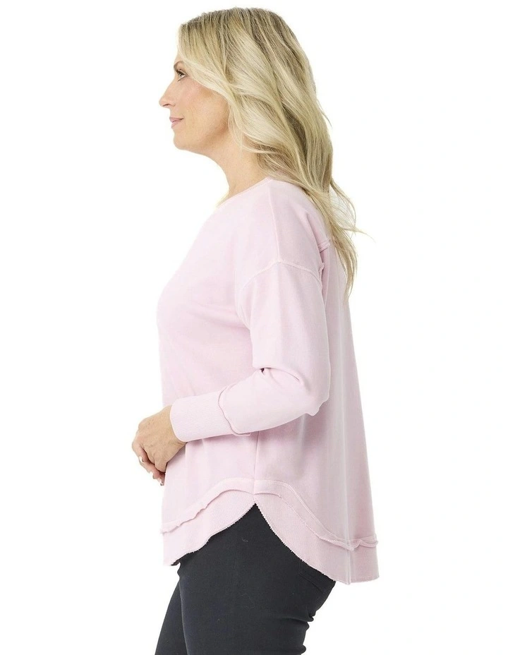 Nova Hi-low Windcheater in Baby Pink image 3