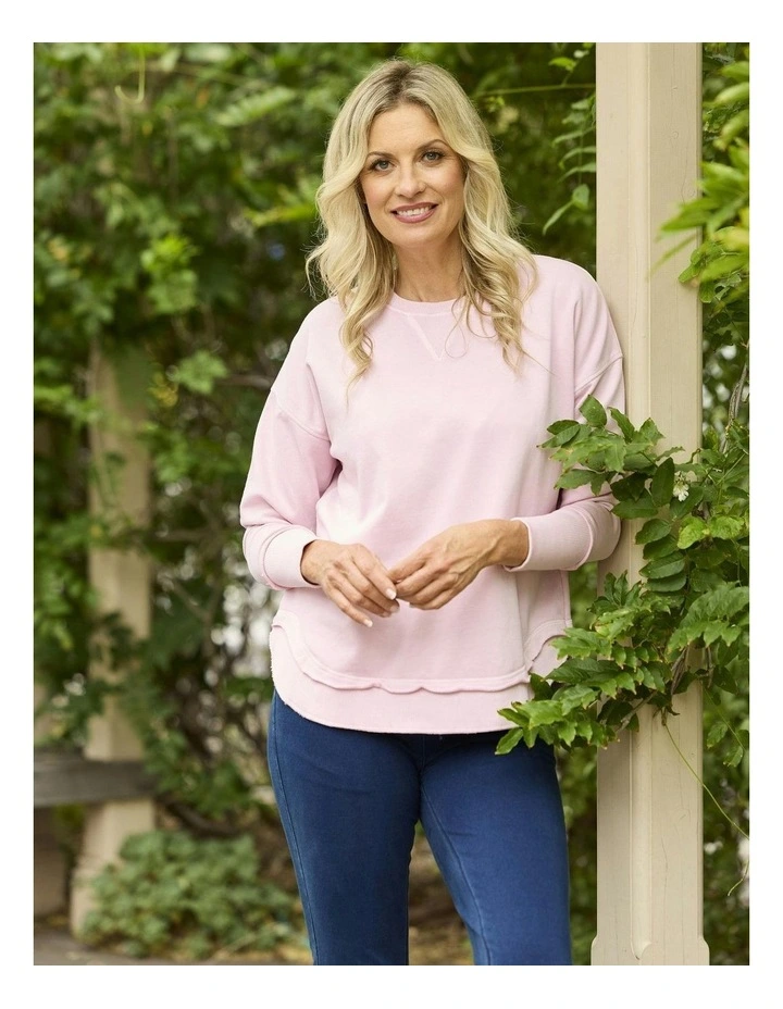 Nova Hi-low Windcheater in Baby Pink image 5