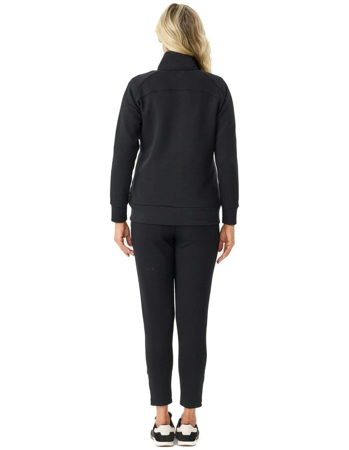 Pace Zip Up Jacket in Black image 2