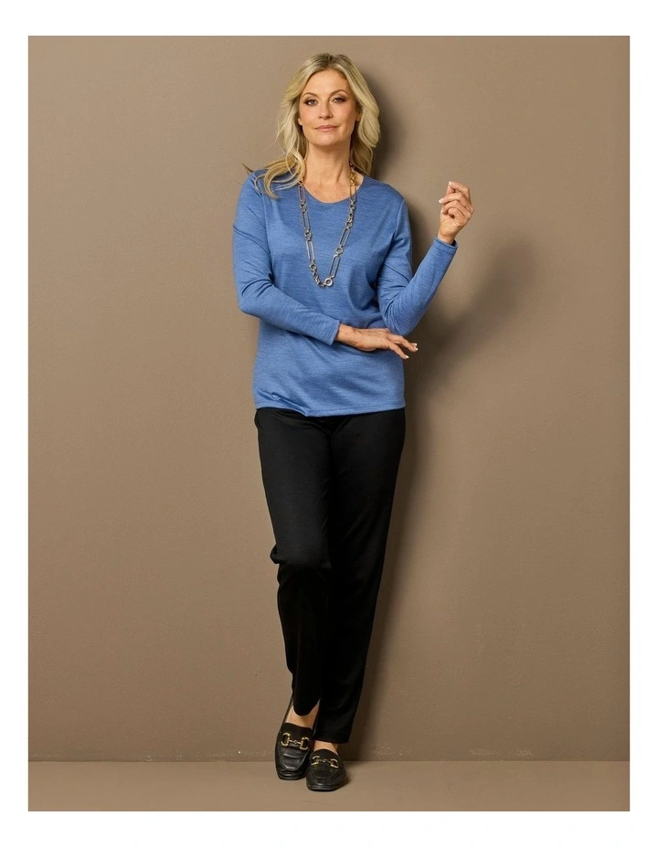 Hedrena Classic Long Sleeve Tee in Stone image 5