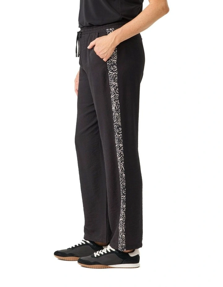Bellini Side Panel Pant in Black image 3