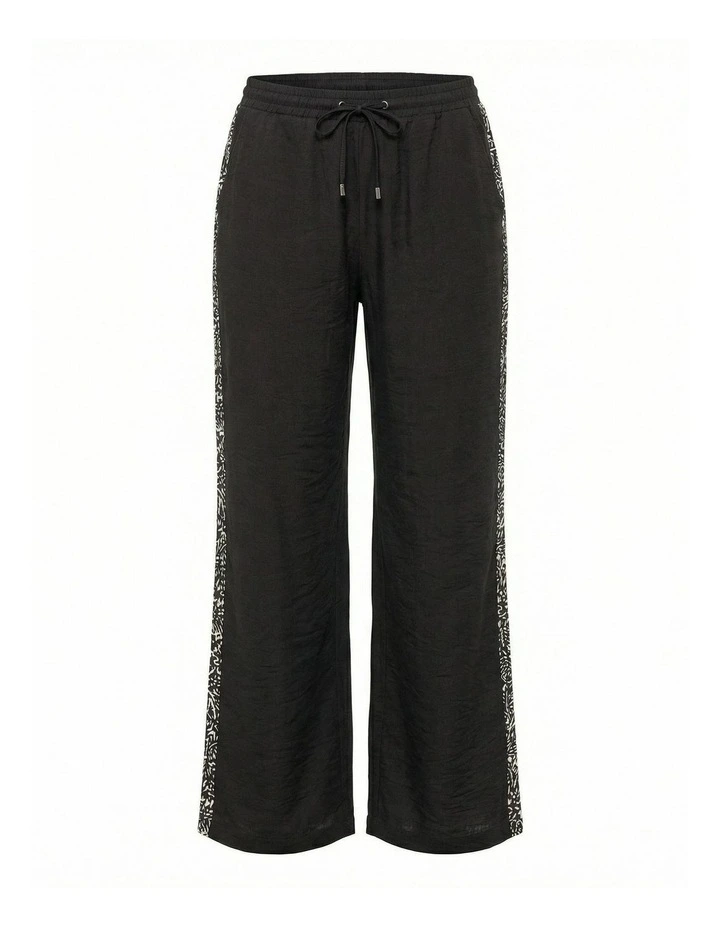 Bellini Side Panel Pant in Black image 7