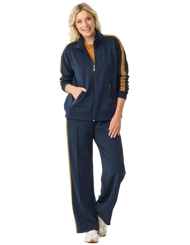 Energy Stripe Detail Jacket in Blue image 4