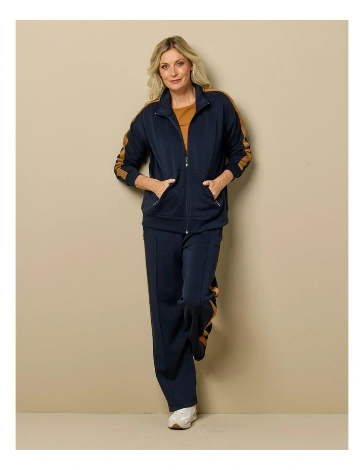 Energy Stripe Detail Jacket in Blue image 5