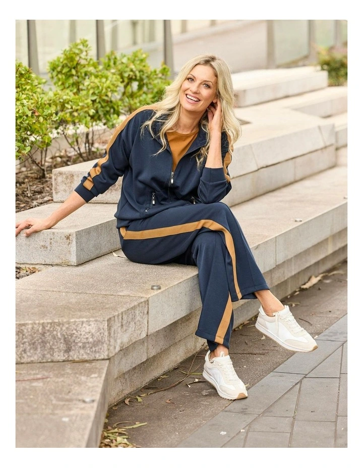 Energy Stripe Detail Jacket in Blue image 6