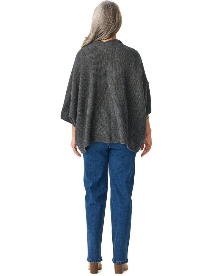 Possum Moss Stitch Longline Wrap image 2