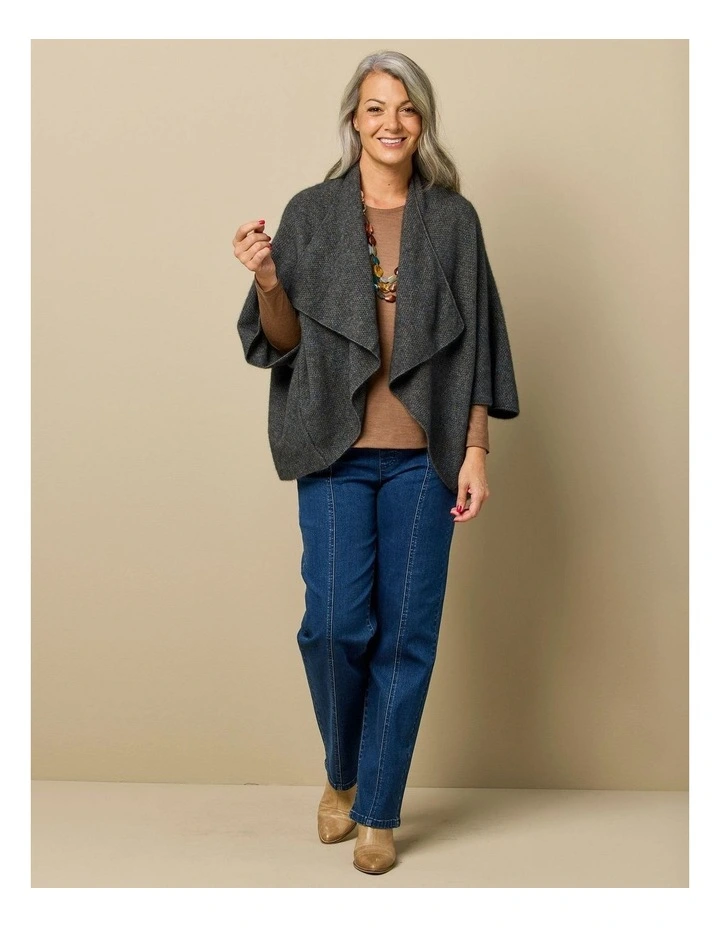 Possum Moss Stitch Longline Wrap image 5