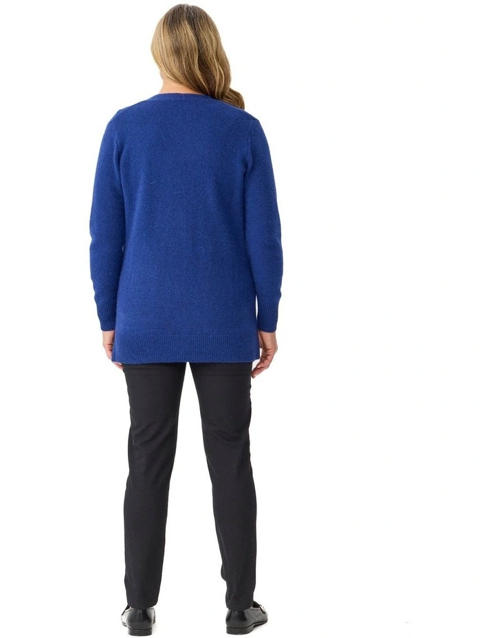 Austin Buttons Cardigan in Blue image 2