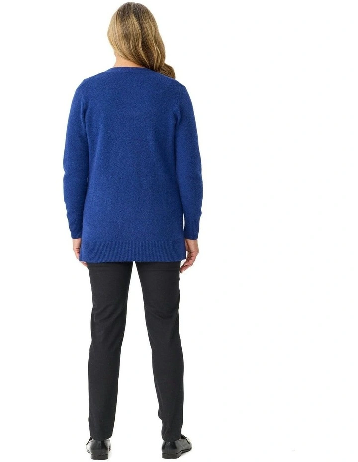 Austin Buttons Cardigan in Blue image 2