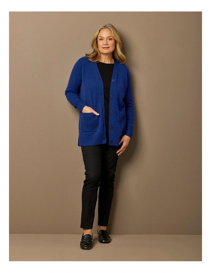 Austin Buttons Cardigan in Blue image 5