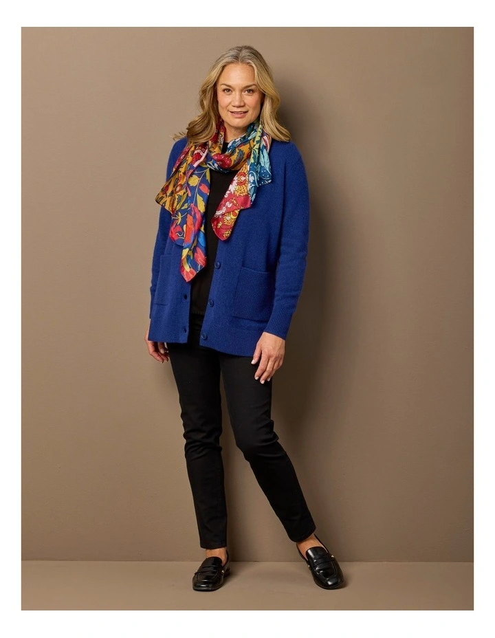 Austin Buttons Cardigan in Blue image 6