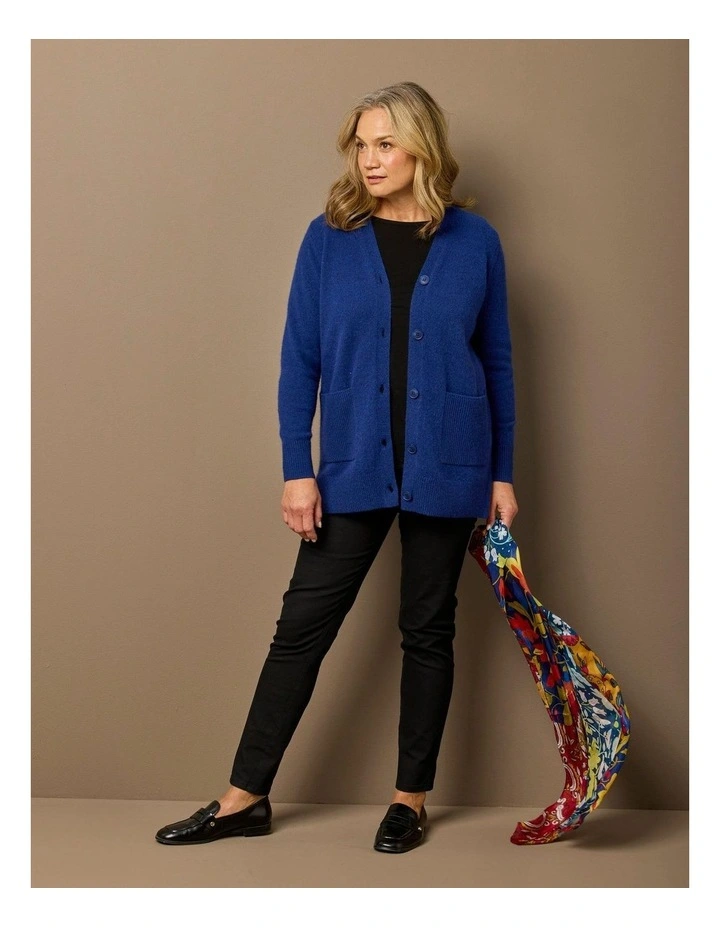 Austin Buttons Cardigan in Blue image 6